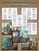 Vexith Roleplaying Game GM Screen