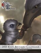 Baby Bestiary 2017 Calendar