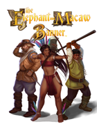 Adventurers of Fantasy Brazil token set (Elephant & Macaw Banner)