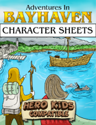 Character Sheets - Hero Kids Compatible
