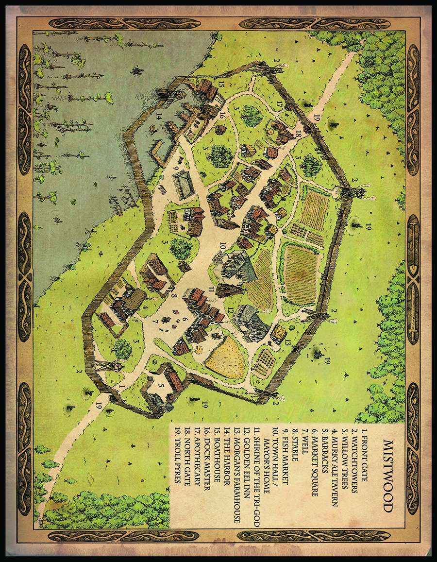 Mistwood Map Cards Shinobi 27 Games 141890 