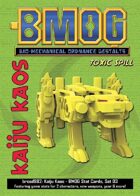 Kaiju Kaos: BMOG Stat Cards, Set 03 (Toxic Spill)