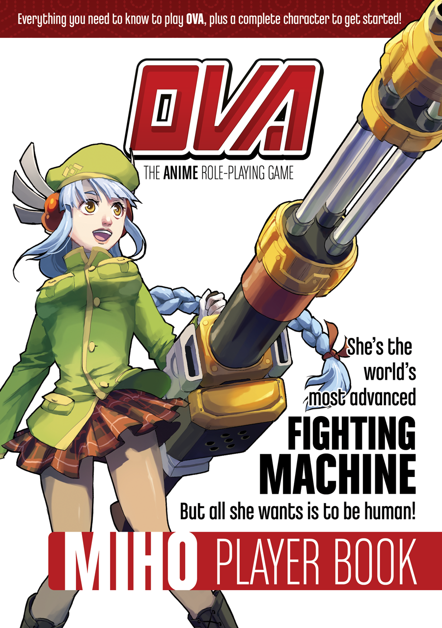 OVA: Miho Player Book - Wise Turtle Publishing | DriveThruRPG