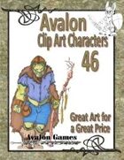 Avalon Clip Art Characters, Orc 5