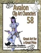 Avalon Clip Art Characters, Alien 16