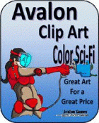 Avalon Clip Art, Color Sci-Fi