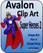 Avalon Clip Art, Super Heroes 2