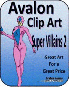 Avalon Clip Art, Super Villains 2