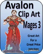 Avalon Clip Art, Mages 3
