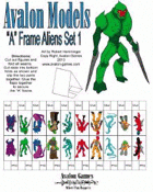 Avalon Models, “A” Frame Aliens Set 1