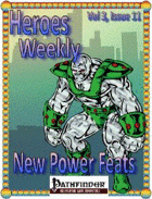 Heroes Weekly, Vol 3, Issue #11, New Power Feats