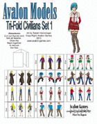 Avalon Models, Tri-Frame Civilians Set 1