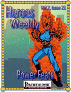 Heroes Weekly, Vol 3, Issue #21, New Power Feats