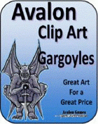 Avalon Clip Art, Gargoyles