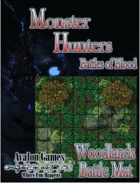 Monster Hunters Battle Mat, Woods