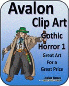Avalon Clip Art, Gothic Horror 1