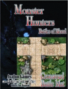 Monster Hunters Battle Mat, The Cross Roads
