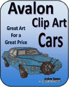 Avalon Clip Art, Cars