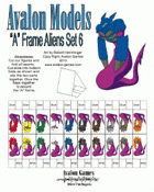 Avalon Models, “A” Frame Aliens Set 6