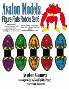 Avalon Models, Figure Flat Robots Set 6