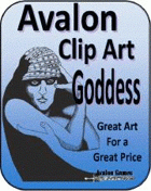 Avalon Clip Art, Goddess