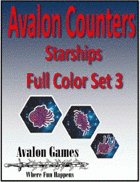 Avalon Starship Counters Set 3