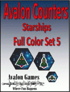 Avalon Starship Counters Set 5