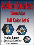 Avalon Starship Counters Set 6