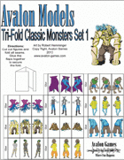 Avalon Models, Tri-Frame Classic Monsters Set 1