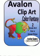 Avalon Clip Art, Color Fantasy 2