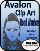Avalon Clip Art, Road Warrior #1