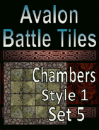 Avalon Battle Tiles, Dungeon Chambers, Set 5 Style 1