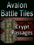 Avalon Battle Tiles, Crypt Passages, Set 1