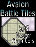 Avalon Battle Tiles, Sci-Fi Hexagon Chamber
