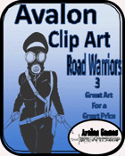 Avalon Clip Art, Road Warriors #3