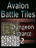 Avalon Battle Tiles, Winter Ruins Dungeon Entrance