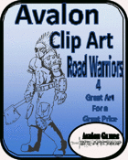 Avalon Clip Art, Road Warriors #4