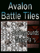Avalon Battle Tiles, Winter Plains Battleground