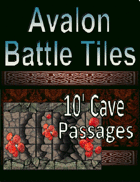 Avalon Battle Tiles, 10’ Cave Passage