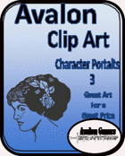 Avalon Clip Art, Character Portraits #3