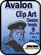 Avalon Clip Art, Character Portraits #9