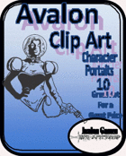 Avalon Clip Art, Character Portraits #10