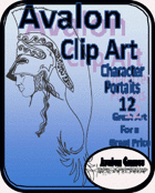 Avalon Clip Art, Character Portraits #12
