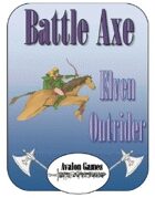 Battle Axe Elven Outrider