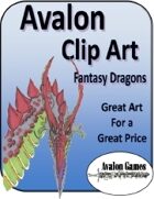 Avalon Clip Art, Dragons