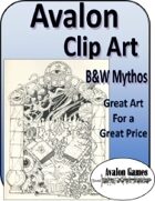 Avalon Clip Art Sets, B&W Mythos