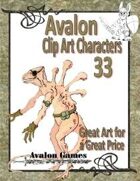 Avalon Clip Art Characters, Alien 5