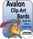 Avalon Clip Art, Bards