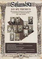 349 character illustrations for Sisumäki, or any Nordic or medieval setting