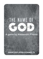 The Name of God [ITA Poker Size]